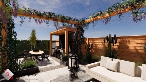Voorbeeld van uw tuin laten ontwerpen