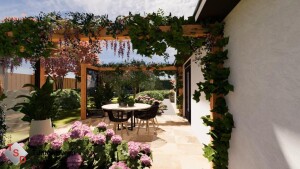 Voorbeeld 3D tuinontwerp