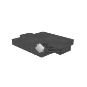 Basic klinker antraciet 21x21x8 cm