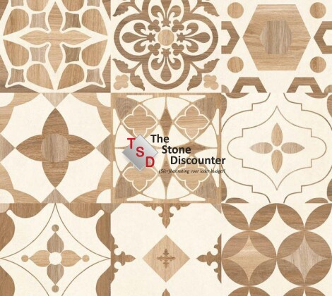 MBI GeoCeramica Mywood Decora 60x60x4 cm Kleurfoto