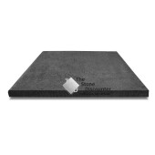 Zwembandrand met afgeronde kant Carbon 100x100x5 cm