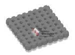 Artistone Weave Antraciet 100x100x10 cm