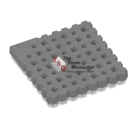 Artistone Weave Binnenhoek Antraciet 100x100x10 cm