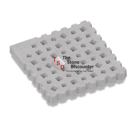 Artistone Weave Binnenhoek Grijs 100x100x10 cm