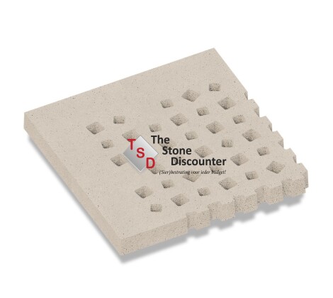 Artistone Weave Buitenhoek Greige 100x100x10 cm