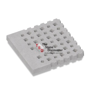 Artistone Weave Rand Grijs  100x100x10 cm