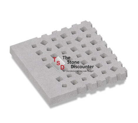 Artistone Weave Rand Grijs  100x100x10 cm