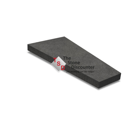 ArtiStone Trapezium tegel gewapend Carbon