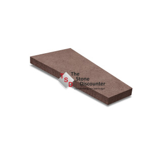 ArtiStone Trapezium tegel gewapend Roodbruin