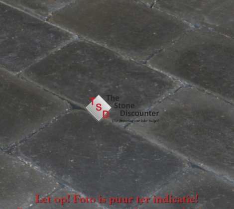 MBI Drumstones Antraciet 15x15x6 cm Kleurfoto