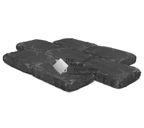 MBI Drumstones Antraciet 30x20x6 cm Productfoto