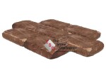 MBI Drumstones Rood Genuanceerd 30x20x6 cm Productfoto