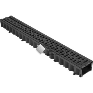 ACO Hexaline met zwart kunststof rooster