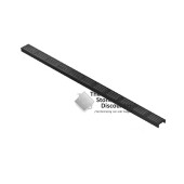 ACO Slimline vervangingsrooster zwart 1 meter