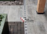 Slimline goot met aluminium rooster 1 meter sfeerfoto