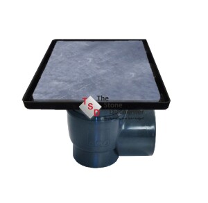 Vloerput kunststof bluestone zijuitloop