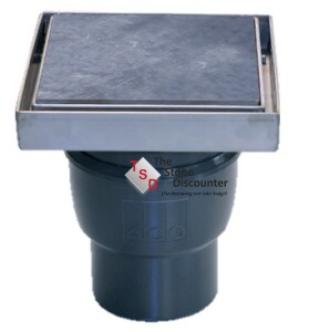 Vloerput staal bluestone