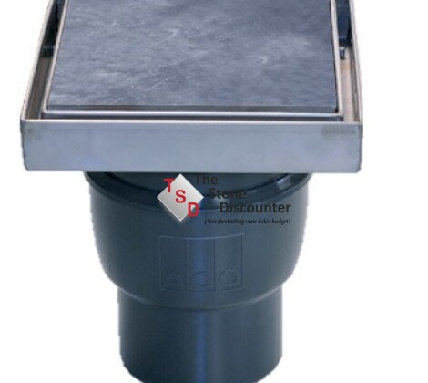 Vloerput staal bluestone