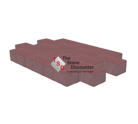 Basic klinker Belgisch Rood 21x10,5x8 cm productfoto
