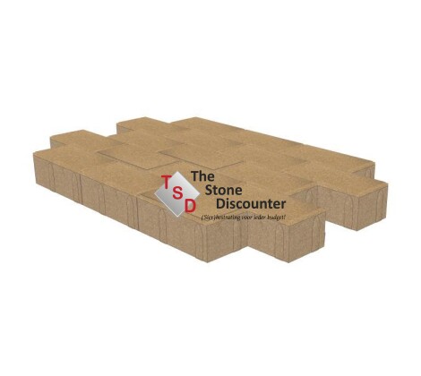 Basic klinker geel 21x10,5x8 cm productfoto