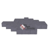 Basic klinker Donkergrijs 21x10,5x8 cm machinaal