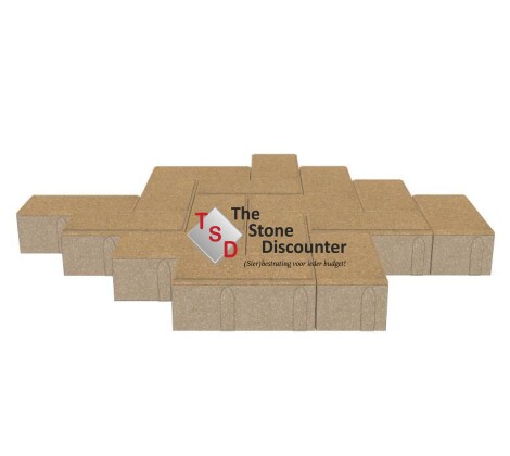 Basic klinker Geel 21x10,5x8 cm machinaal