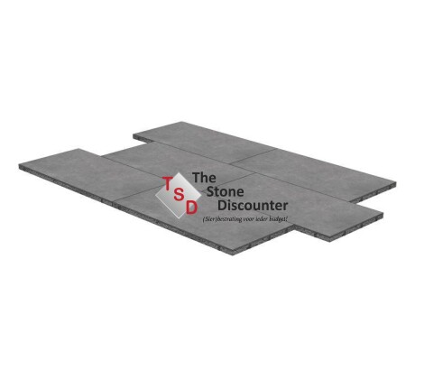 MBI GeoCeramica Impasto Grigio 120x60x4 cm Productfoto