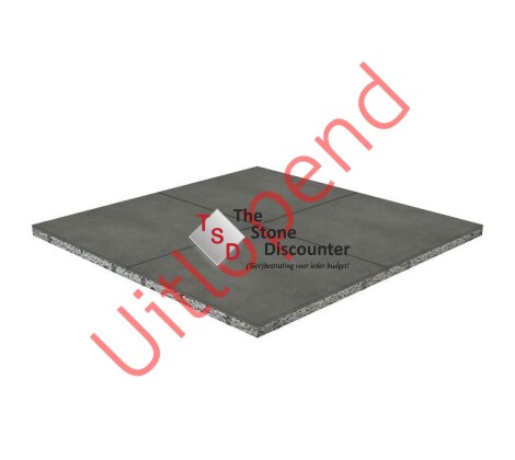 MBI GeoCeramica Integra Graphite 90x90x4 cm Productfoto