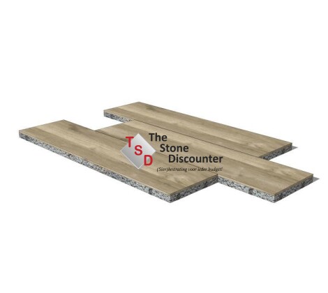 MBI GeoCeramica Mensola Oak 120x30x4 cm Productfoto
