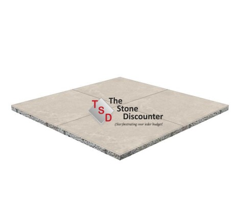 MBI GeoCeramica Motion Shell Beige 60x60x4 cm Productfoto