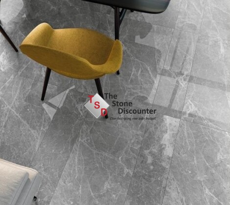 MBI GeoCeramica MUS_Art Marble Amazing Grey 60x60x4 cm Sfeerfoto