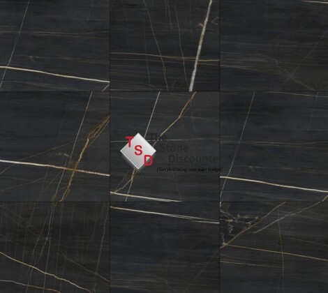 MBI GeoCeramica Mus_Art Saint Laurent Noir 60x60x4 cm Kleurfoto