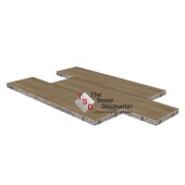 MBI GeoCeramica Mywood Bianco 120x30x4 cm Productfoto