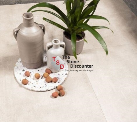 MBI GeoCeramica Patch-Plus Beige 60x60x4 cm Sfeerfoto