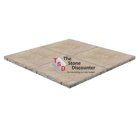 MBI GeoCeramica Patch-Plus Beige 90x90x4 cm Productfoto