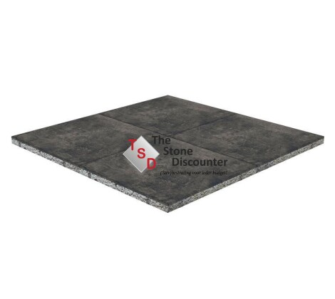 MBI GeoCeramica Patch-Plus Black 60x60x4 cm Productfoto