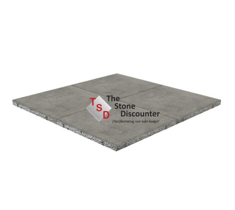 MBI GeoCeramica Patch-Plus Grey 60x60x4 cm Productfoto