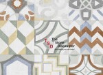 MBI GeoCeramica Porto Mix 60x60x4 cm Kleurfoto