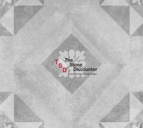 MBI GeoCeramica Smbol Block Smoke 60x60x4 cm Kleurfoto