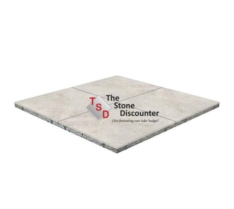 MBI GeoCeramica Stone Select Meera Grijs 90x90x4 cm Productfoto