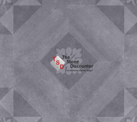 MBI GeoCeramica Symbol Block Black 60x60x4 cm Kleurfoto