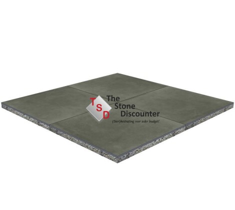 MBI GeoCeramica Vetro Concerto Calce 60x60x4 cm Productfoto