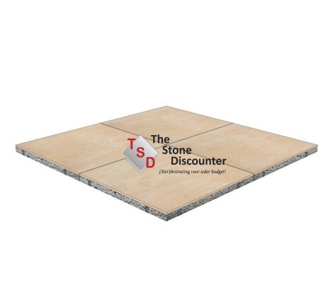 MBI GeoCeramica Terra Mergel Zand 90x90x4 cm productfoto