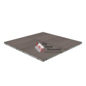 MBI GeoCeramica Solid Agate Grey 60x60x4 cm productfoto