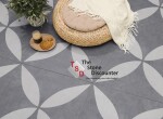 GeoCeramica Entree Ambiente Antra Flower 60x60x4 cm sfeerfoto