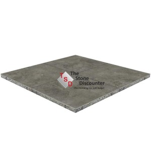 GeoCeramica Baltico Grey Punch 60x60x4 cm productfoto