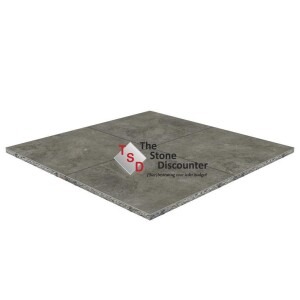 GeoCeramica Baltico Grey Punch 80x80x4 cm productfoto