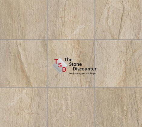 GeoCeramica Bresscia Beige 60x60x4 cm kleurfoto