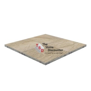 GeoCeramica Bresscia Beige 60x60x4 cm productfoto