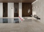 GeoCeramica Bresscia Beige 100x100x4 cm sfeerfoto